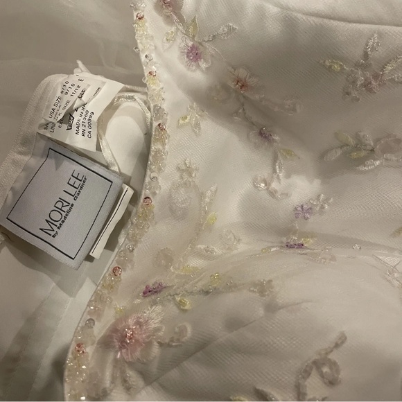 Mori lee By Madeline Gardner Floral Embroidery beaded dress size(9/10) on tag - Picture 8 of 9